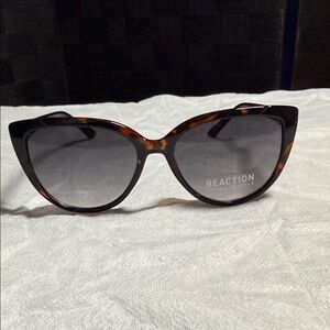 Kenneth Cole Reaction Brown Cat-Eye Sunglasses